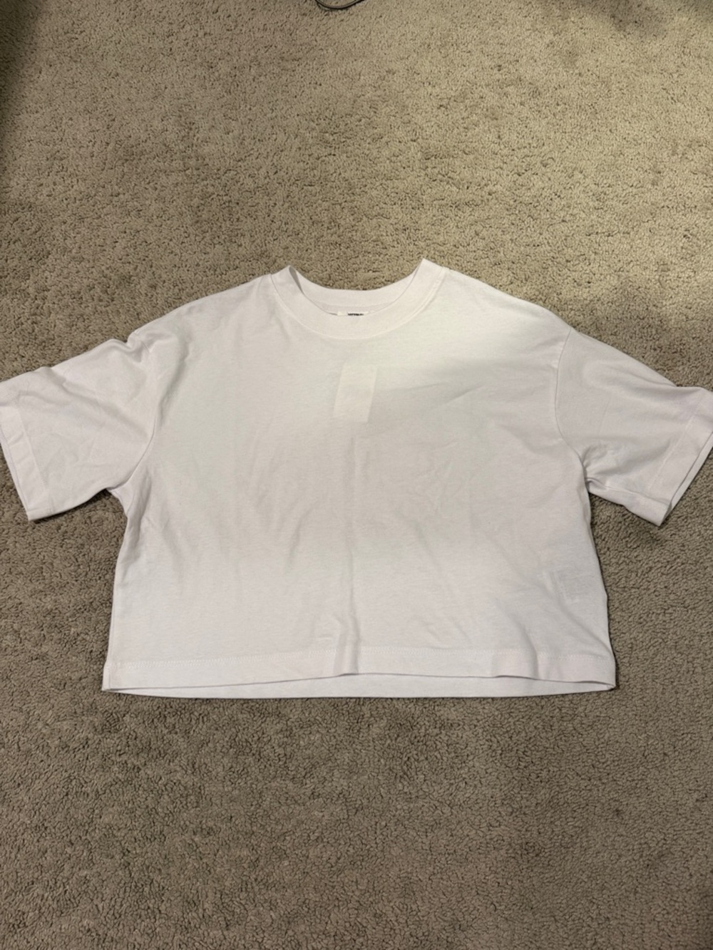 Cotton On White Crop Tee